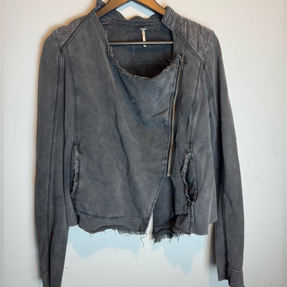 Free People Slate Gray Jacket